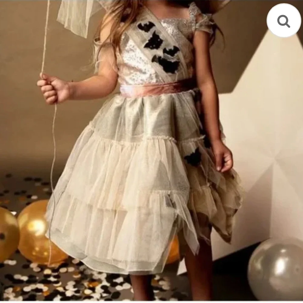 Chasing fireflies batty ballerina witch costume size 8 - Picture 12 of 13